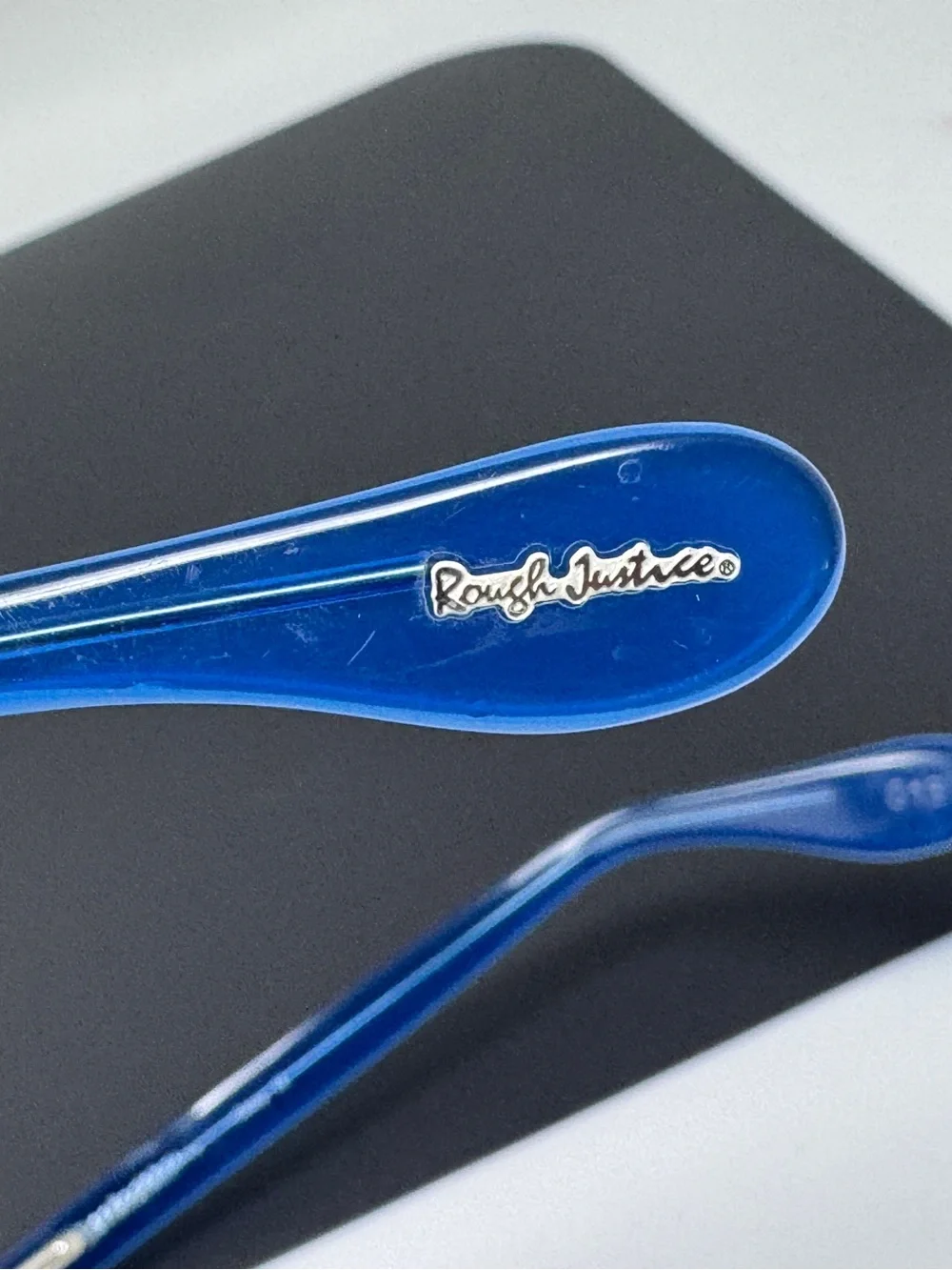 Rough Justice Eyeglasses Frames Miss Sassy 49[]21 140 blue clear
